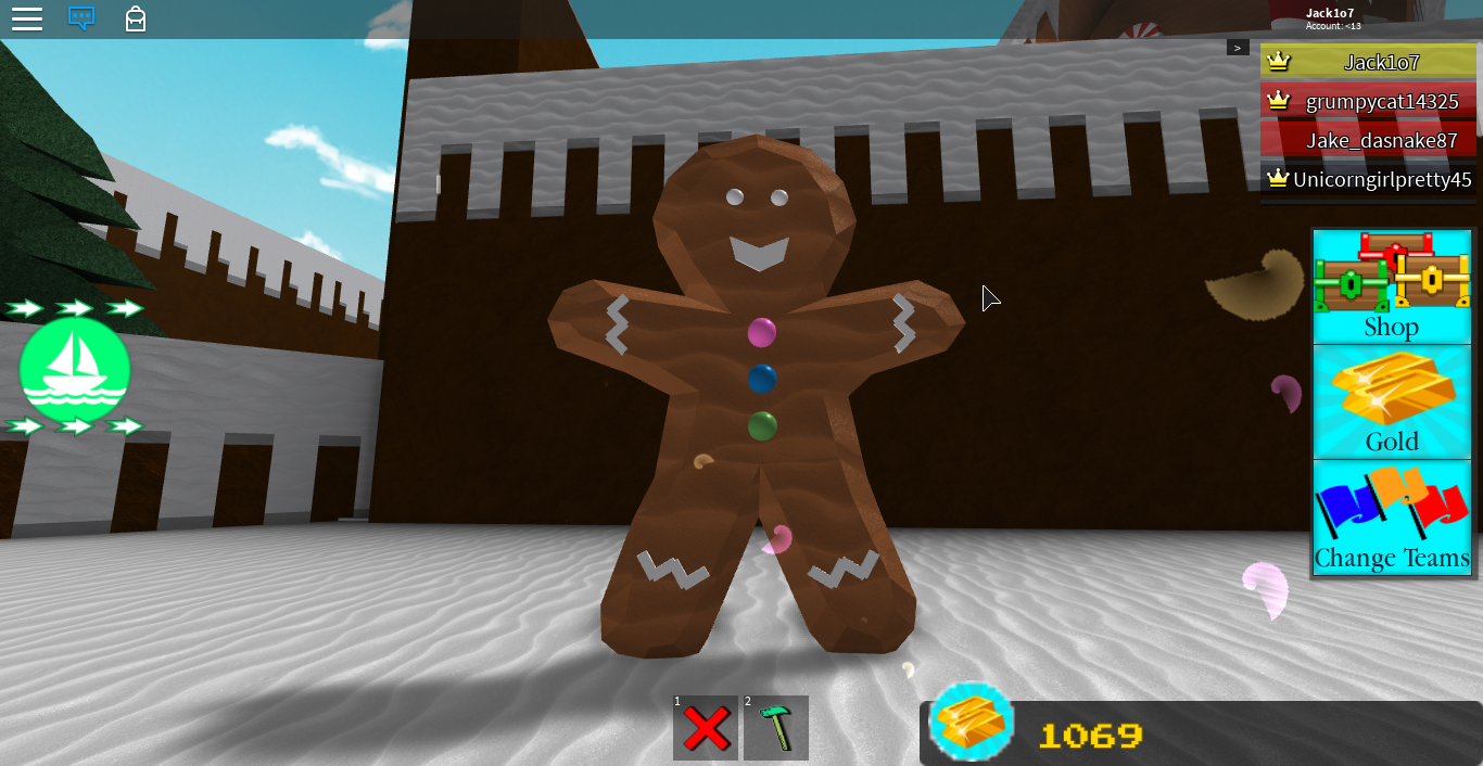 Friendly Gingerbread Man Build A Boat For Treasure Wiki Fandom - build a boat for treasure laboratorycomputer roblox