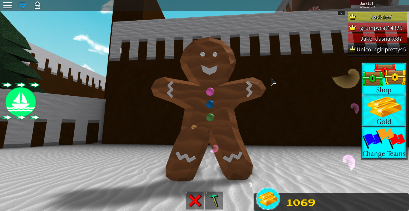 Friendly Gingerbread Man Build A Boat For Treasure Wiki Fandom - new rarest code build a boat for treasure roblox