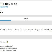 Chillz Studios Build A Boat For Treasure Wiki Fandom - roblox ro ghoul all codes wiki roblox promo codes popcorn hat