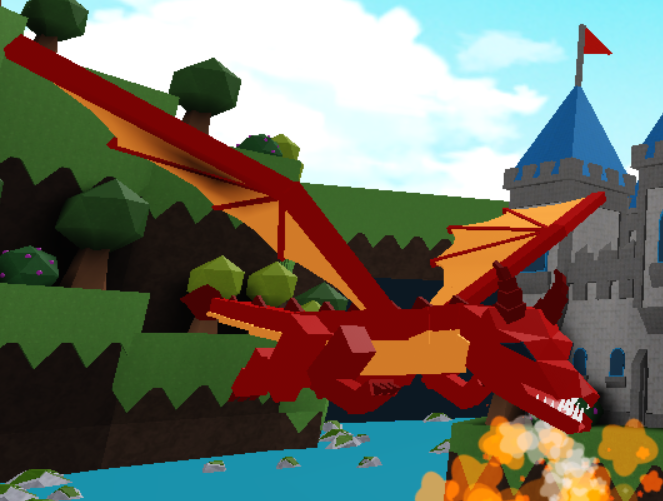 Red Dragon Build A Boat For Treasure Wiki Fandom - epic castle boat roblox build a boat for treasure