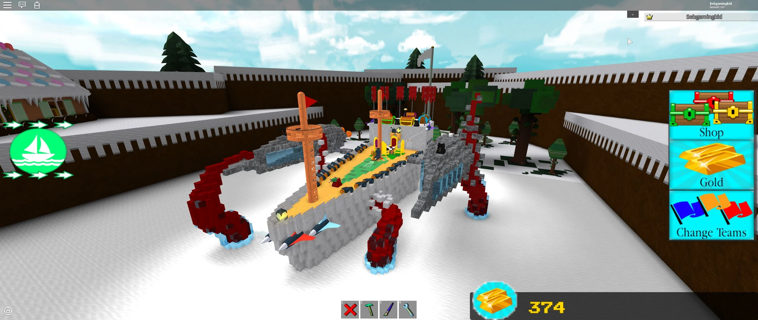 Build A Boat For Treasure секретная комната