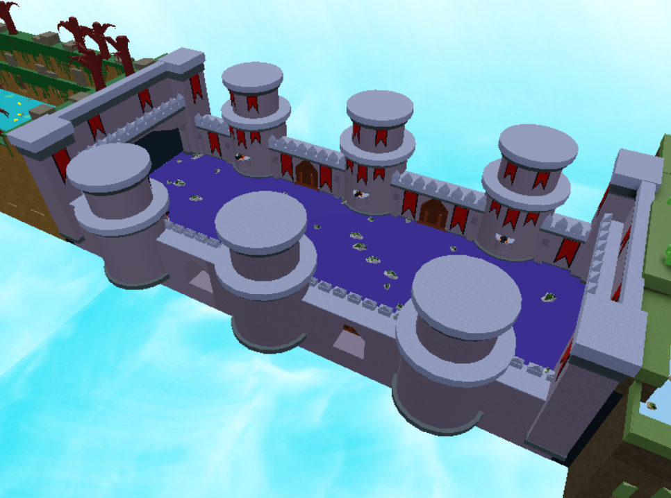 Castle Wall Stage Build A Boat For Treasure Wiki Fandom - roblox build a boat for treasure pirate ship