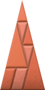 Clay Brick Isosceles Triangle