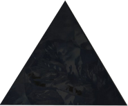Obsidian equilateral triangle
