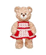 The Apple Dress shown on a bear