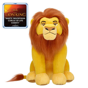 Lion king mufasa teddy sale