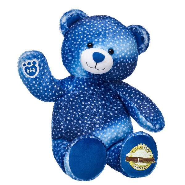 Build A Bear Workshop Bear Blue Plaid PJ Outfit