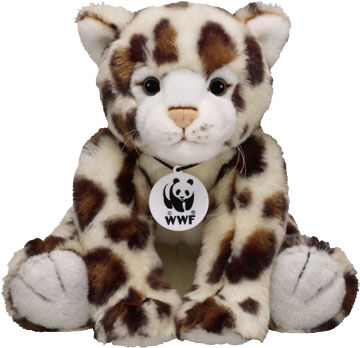 Snow leopard teddy bear hotsell