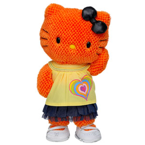 Details about   BAB Build a Bear Hello Kitty 2013 Halloween Witch Orange Black 18" 