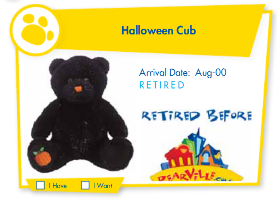 Halloween Cub BuildaBear Wiki Fandom