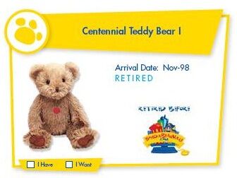 Build A Bear Workshop BABW Bear University Pin Rare No Longer Available