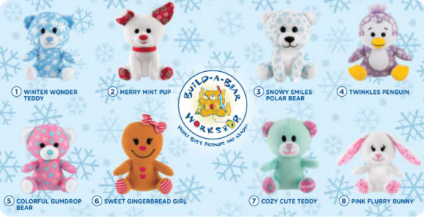 Details about   Build-A-Bear TOTALLY TURQUOISE TEDDY McDonald's Happy Meal Toy PARTY FAVORS 
