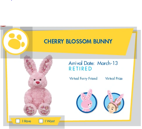 Cherry Blossom Bunny | Build-a-Bear Fans Wiki | Fandom