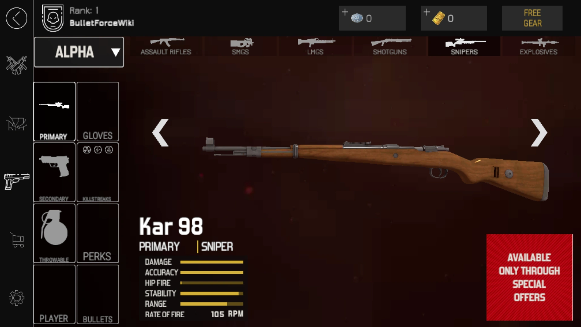 Kar 98 | Bullet Force Wiki | Fandom
