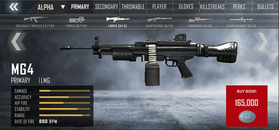 MG4, Bullet Force Wiki