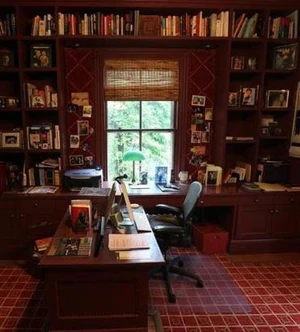 The place where they all began: Robert B. Parker's study.