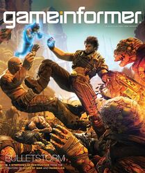 Grayson featured on a cover of Game Informer magazine