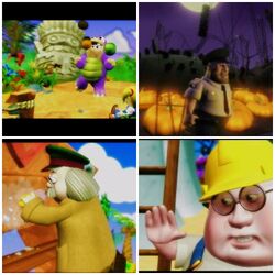 Staff from Sim Theme Park
