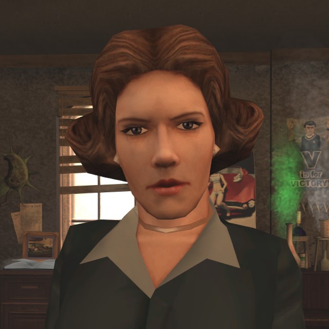 Мисс Дэнверс - персонаж игры Bully, секретарша директора Крэбблснитча. 