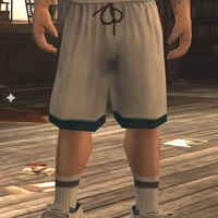 Bullworth Gym Shorts - White