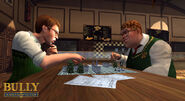 阿尔吉和厄内斯特玩下棋
