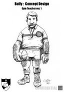 Pre-alpha concept art of Mr. Burton.