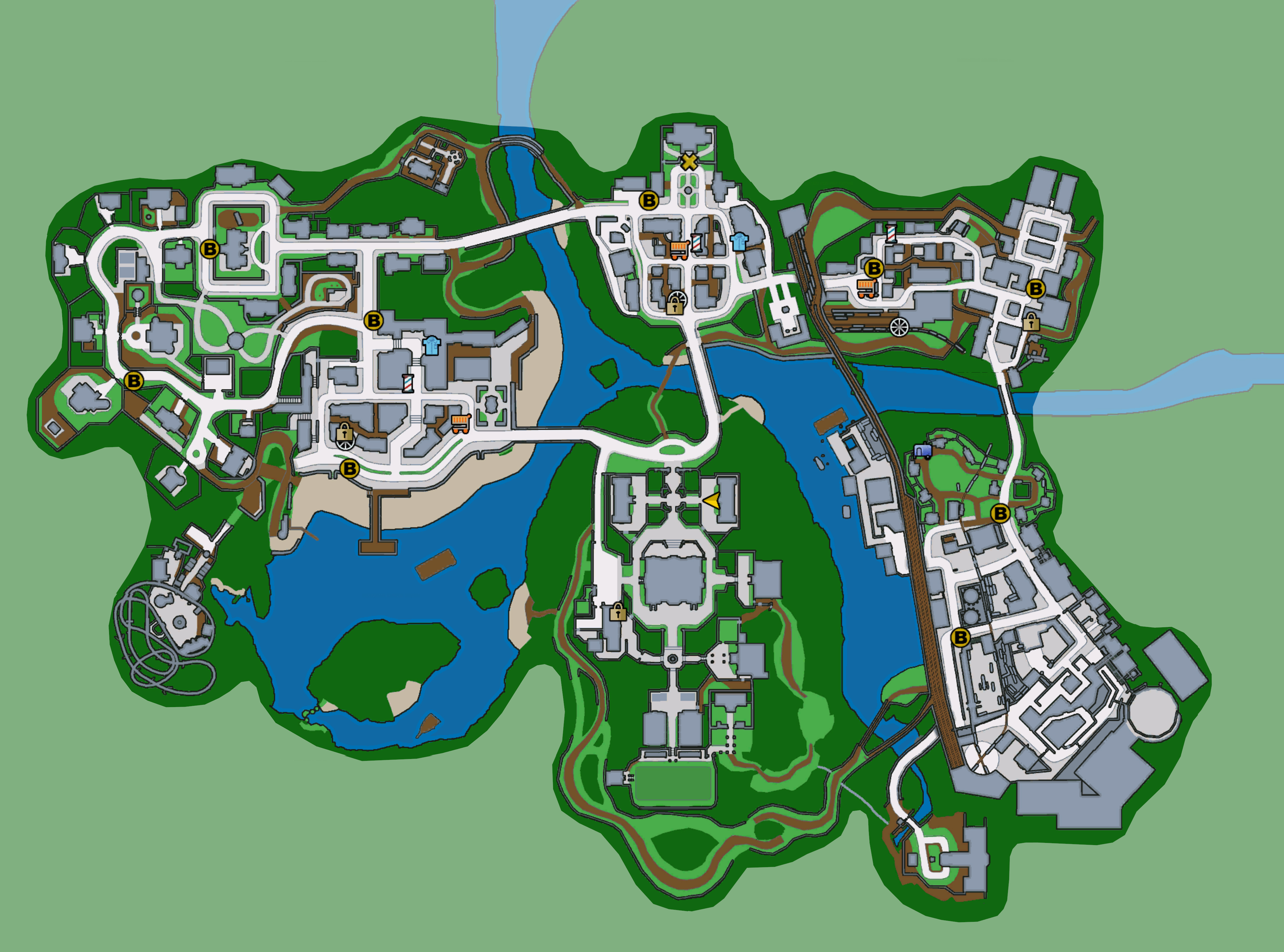 bully ps2 map