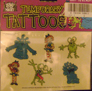 Bump in the Night temporary tattoos second set