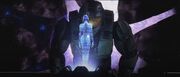 Chief and Cortana in space