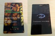 The passcard to get into the Chicago event.