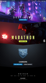Bungie.net 2023 homepage destiny 2, marathon, careers