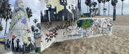 MIDA graffiti in Venice Beach, CA