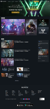 Bungie.net Homepage Nov. 2021