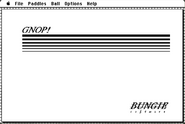 GNOP! title screen