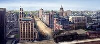 Mer landskap av staden och spelets värld överlag