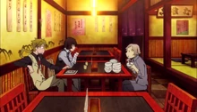 Atsushi eating chazuke