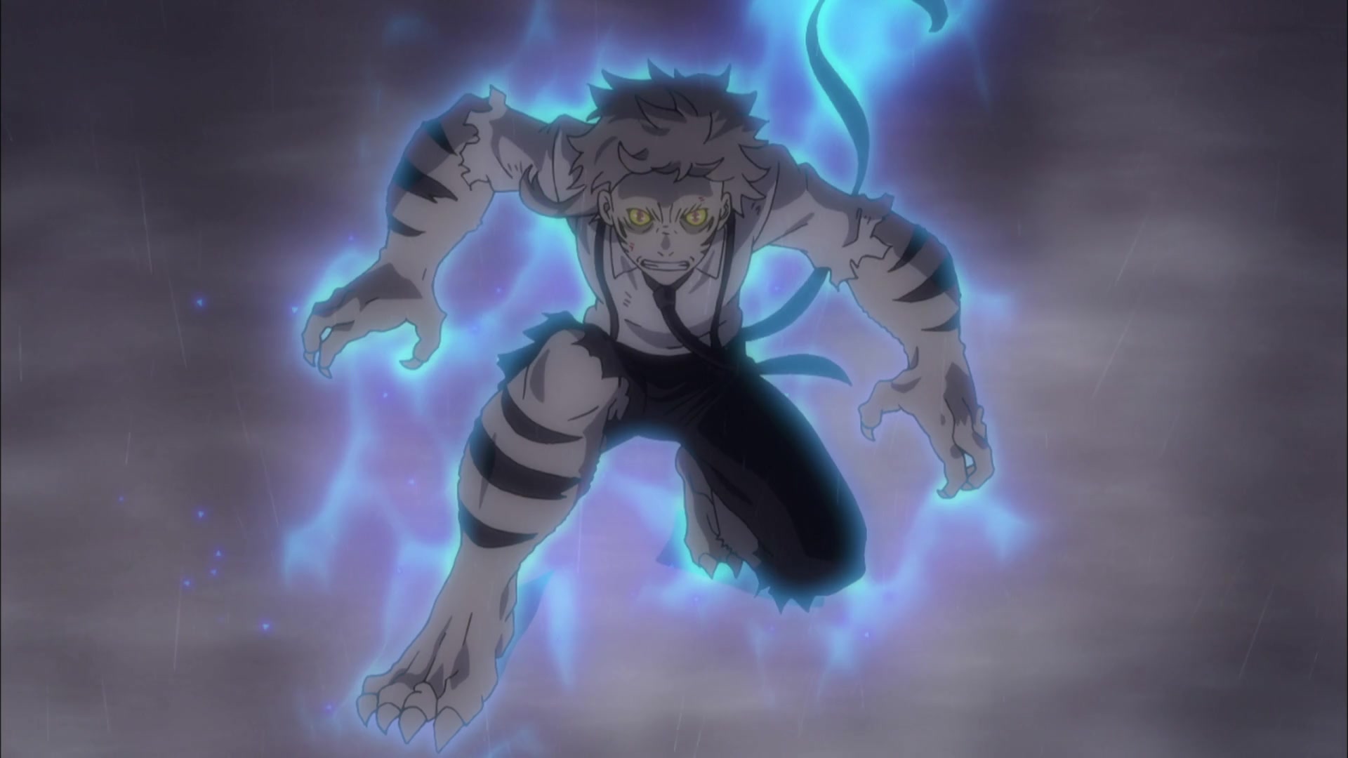 half tiger half human anime