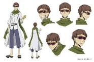 Motojirō Kajii Anime Character Design