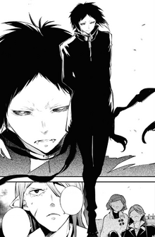 Akutagawa finds Aya and Bram (manga)