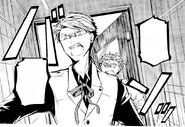 Atsushi and Kunikida enter Katai's apartment