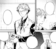 Atsushi meets Kunikida in their novel-recreated office