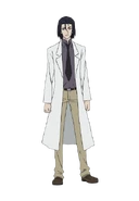 Mori wearing a doctor attire