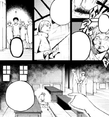 Atsushi accused by a fellow orphan (manga)