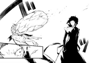 Akutagawa sees Atsushi get attacked by Goncharov