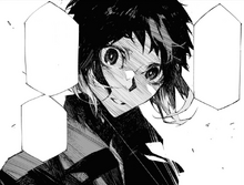 Akutagawa upon hearing Kenji's words (BEAST manga)