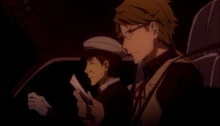 Kunikida going to the abandoned place to investigate
