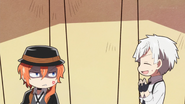 Chuya encountered by Atsushi