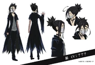 Gin Akutagawa Anime Character Design