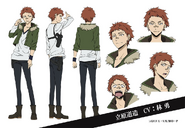 Michizō Tachihara Anime Character Design