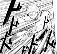 Atsushi attacked by Demon Snow